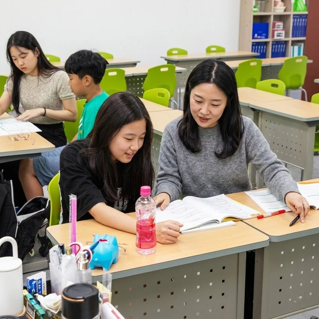 반송 고등학생 국영수학원 내부 사진